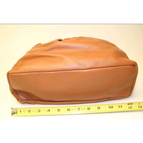 Staud Island Knotted Womens Supple Tan Leather Hobo Satchel Shoulder Bag - Picture 13 of 16